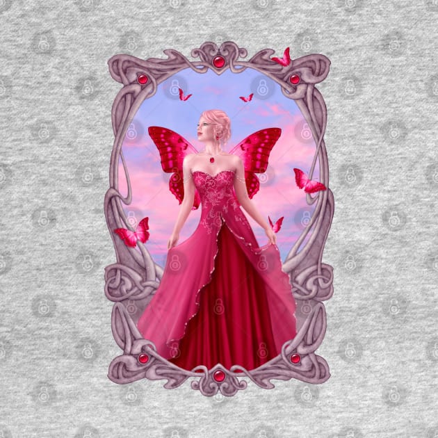 Ruby Birthstone Fairy by silverstars